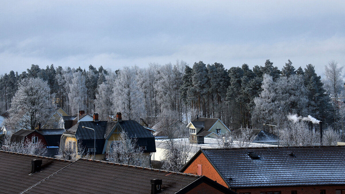 Замороженная окраина маленького городка - Alexandеr P
