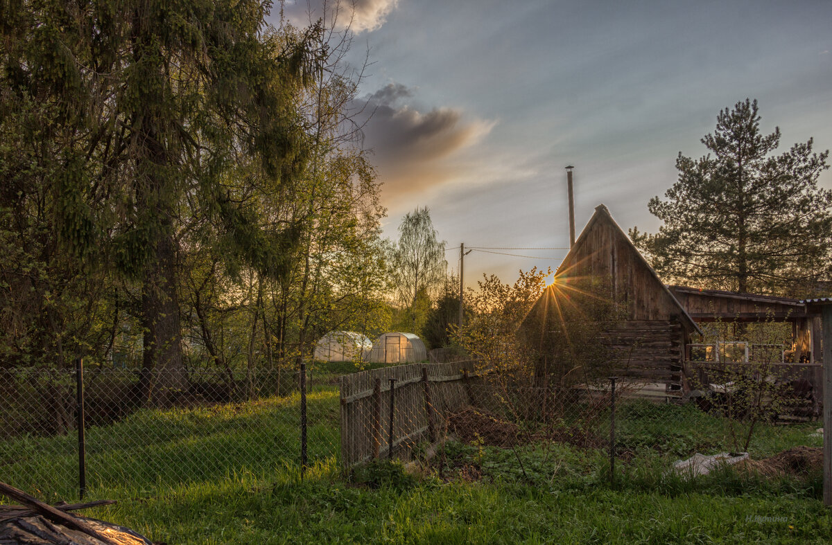 Майский вечер в деревне - Нина Кутина Майский вечер в деревне - Нина Кутина