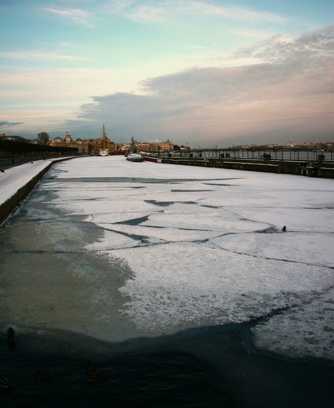 Зимний вечер на Неве - Наталья Герасимова Зимний вечер на Неве - Наталья Герасимова