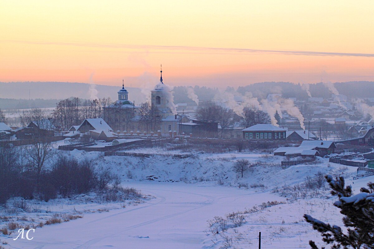 Деревенский пейзаж - Любовь Сахарова Деревенский пейзаж - Любовь Сахарова