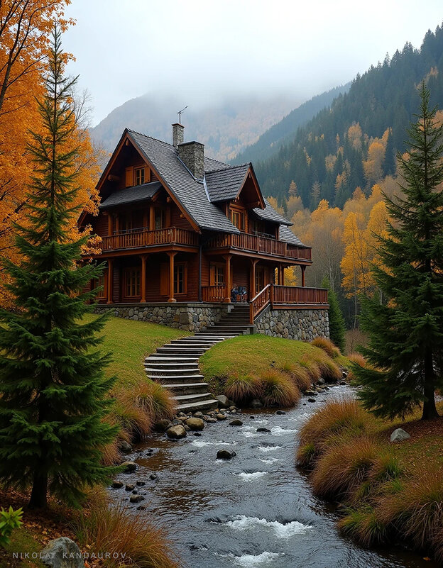 Осень в горах - Николай Кандауров