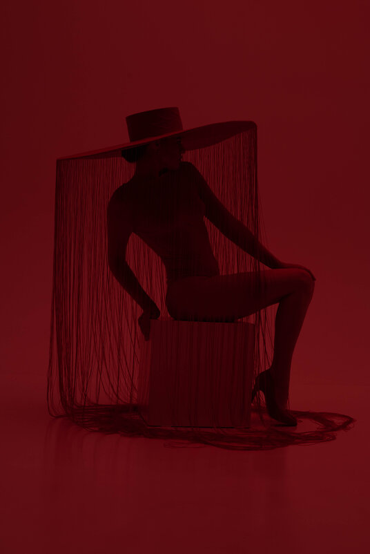 Девушка на красном.. - Лилия Селезнева