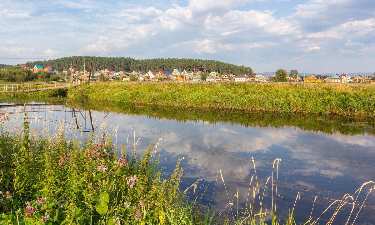 Летнее утро на реке Миасс. - Алексей Трухин Летнее утро на реке Миасс. - Алексей Трухин