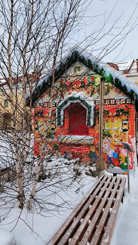 Домик Деда Мороза в Никольских рядах. - Ольга 