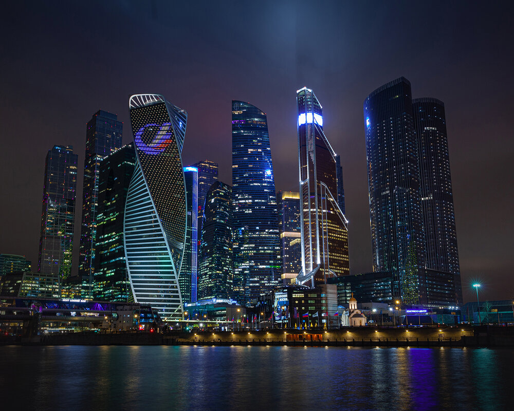 москва сити ночная - Denis Doroshenko