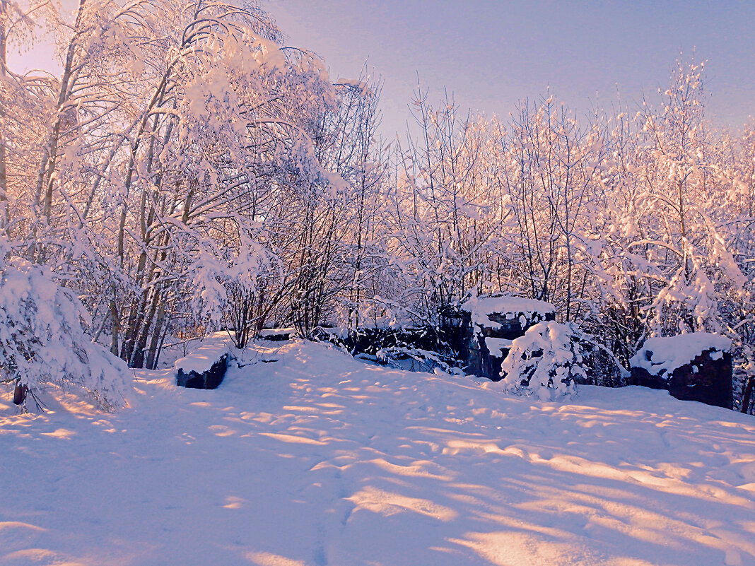 Зимним днëм у разрушений мельницы - Сергей Кочнев