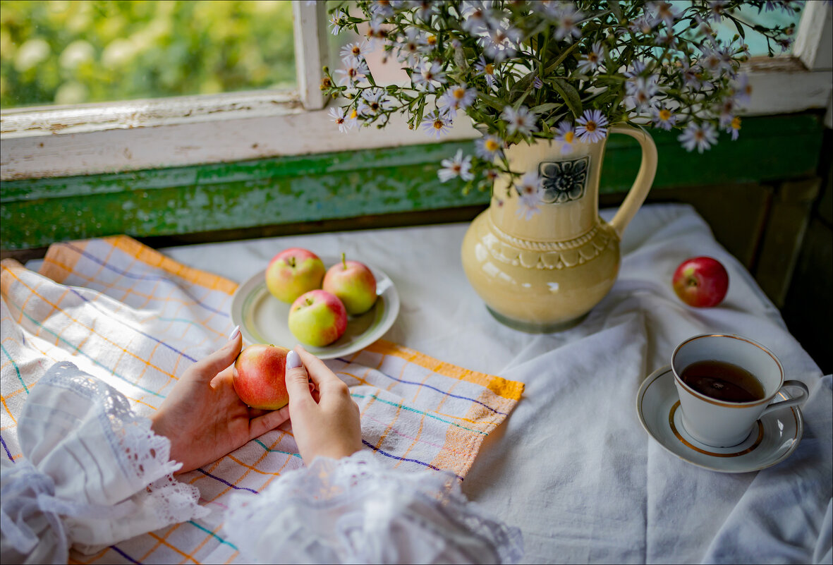 Дачный натюрморт. - Елена Демидова 