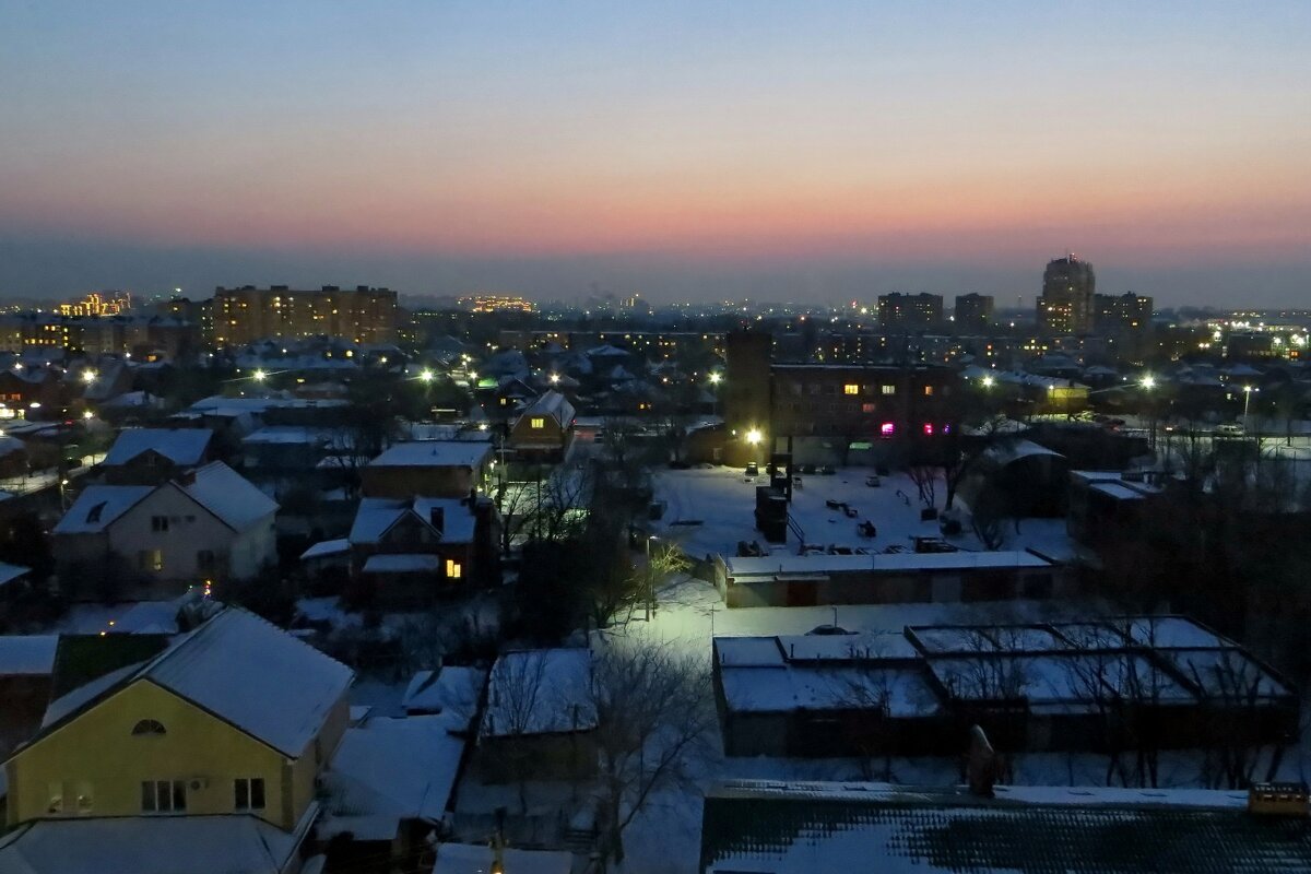 Вечерний город Аксай - Татьяна Смоляниченко Вечерний город Аксай - Татьяна Смоляниченко