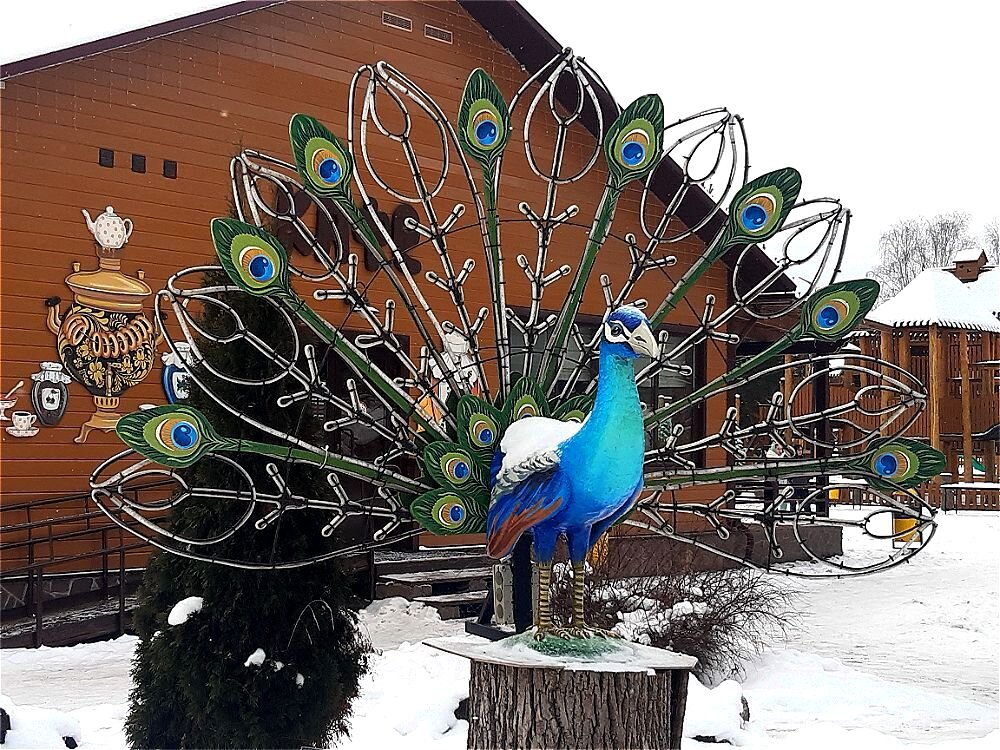 Чудо-птица приветливо встречает гостей на входе! - Нина Андронова Чудо-птица приветливо встречает гостей на входе! - Нина Андронова