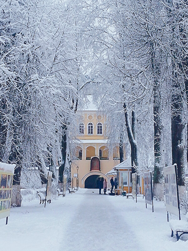 Липовая алея  ведущих к храму - Сергей Кочнев