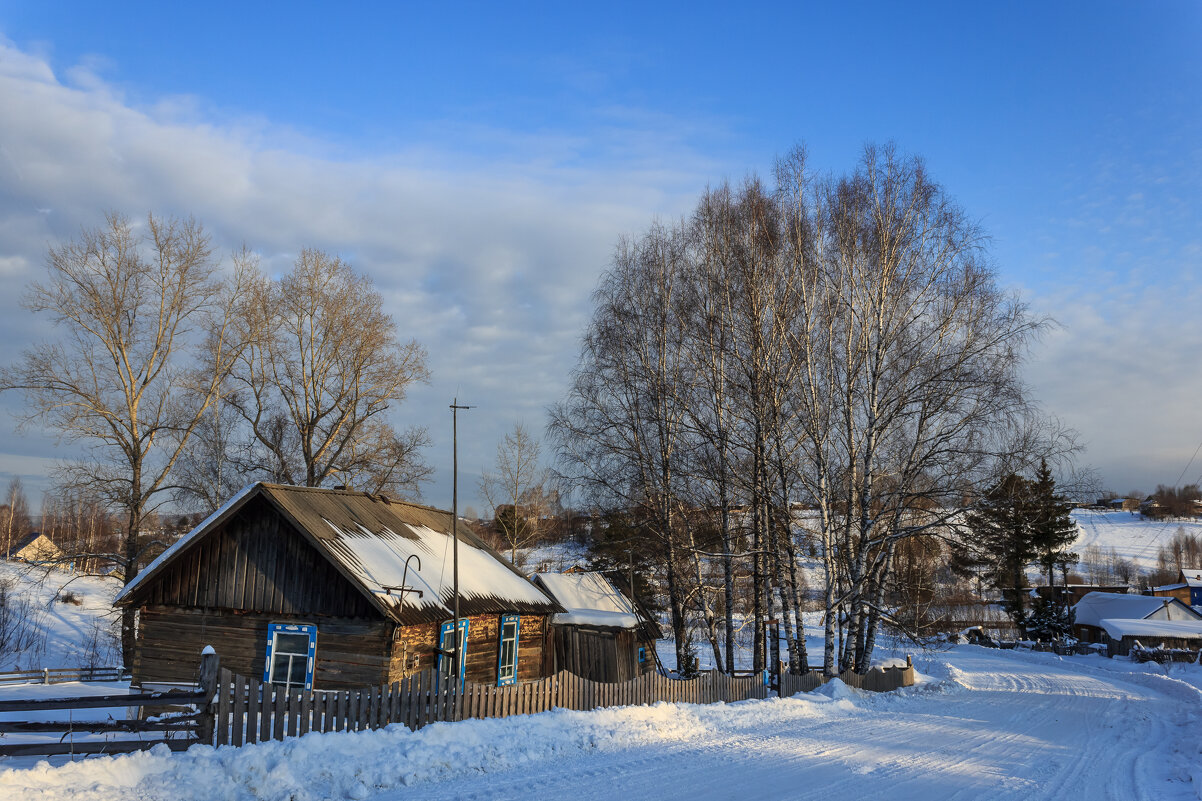 Зимой в деревне - Сергей Борисович Зимой в деревне - Сергей Борисович