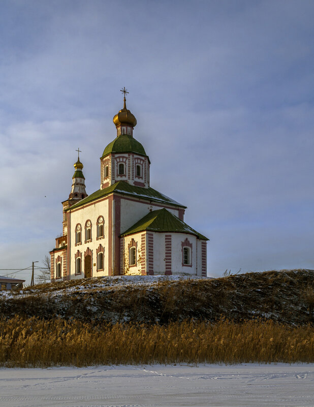 Ильинская церковь в феврале - Сергей Цветков Ильинская церковь в феврале - Сергей Цветков