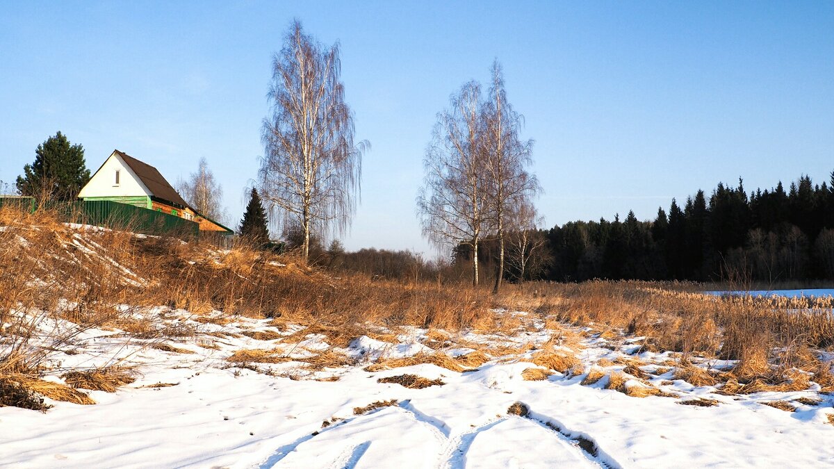 Зимний пейзаж с деревенской банькой (репортаж из поездок по области). - Милешкин Владимир Алексеевич Зимний пейзаж с деревенской банькой (репортаж из поездок по области). - Милешкин Владимир Алексеевич
