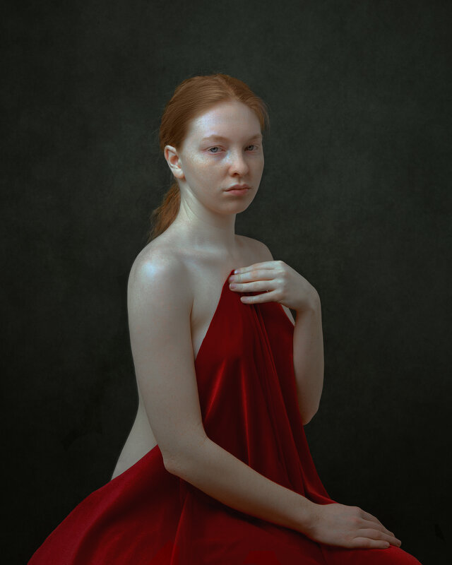 Девушка в бархатной накидке - Татьяна Афанасьева Девушка в бархатной накидке - Татьяна Афанасьева