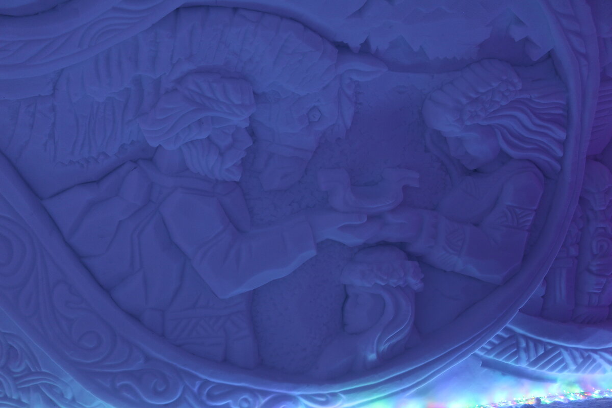 Интерьеры снежной пещеры - Ольга 