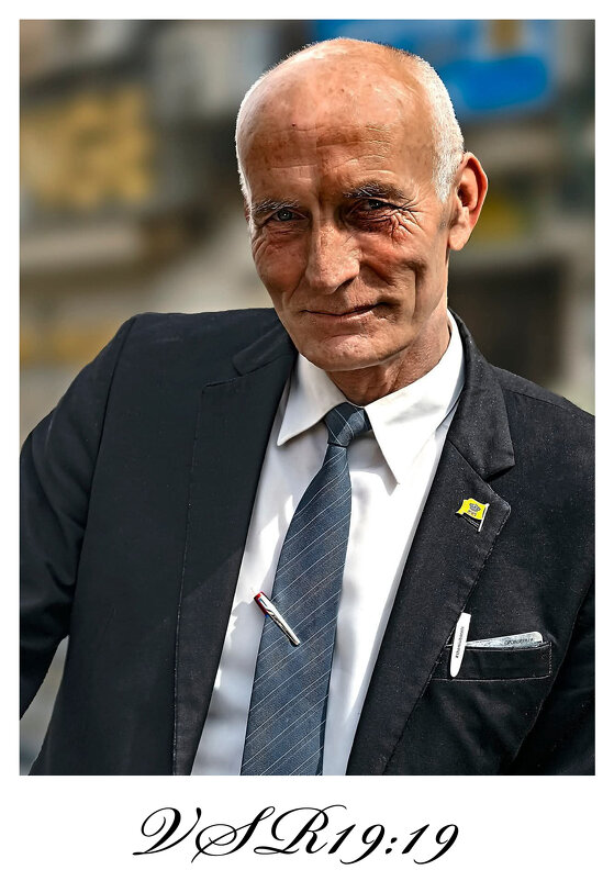 Street portrait - Shmual & Vika Retro