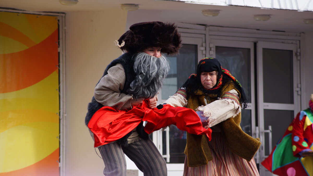 Старик со старухой . Сцена . - Вик Токарев Старик со старухой . Сцена . - Вик Токарев