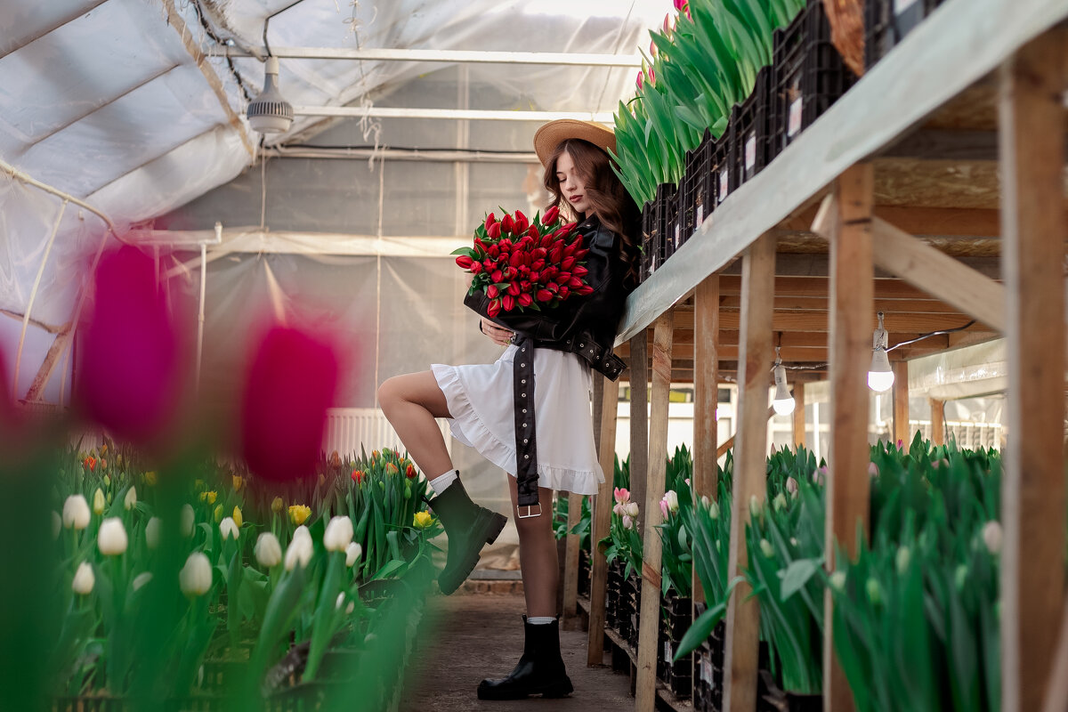 Фотосессия в теплице - Юлия Кравченко