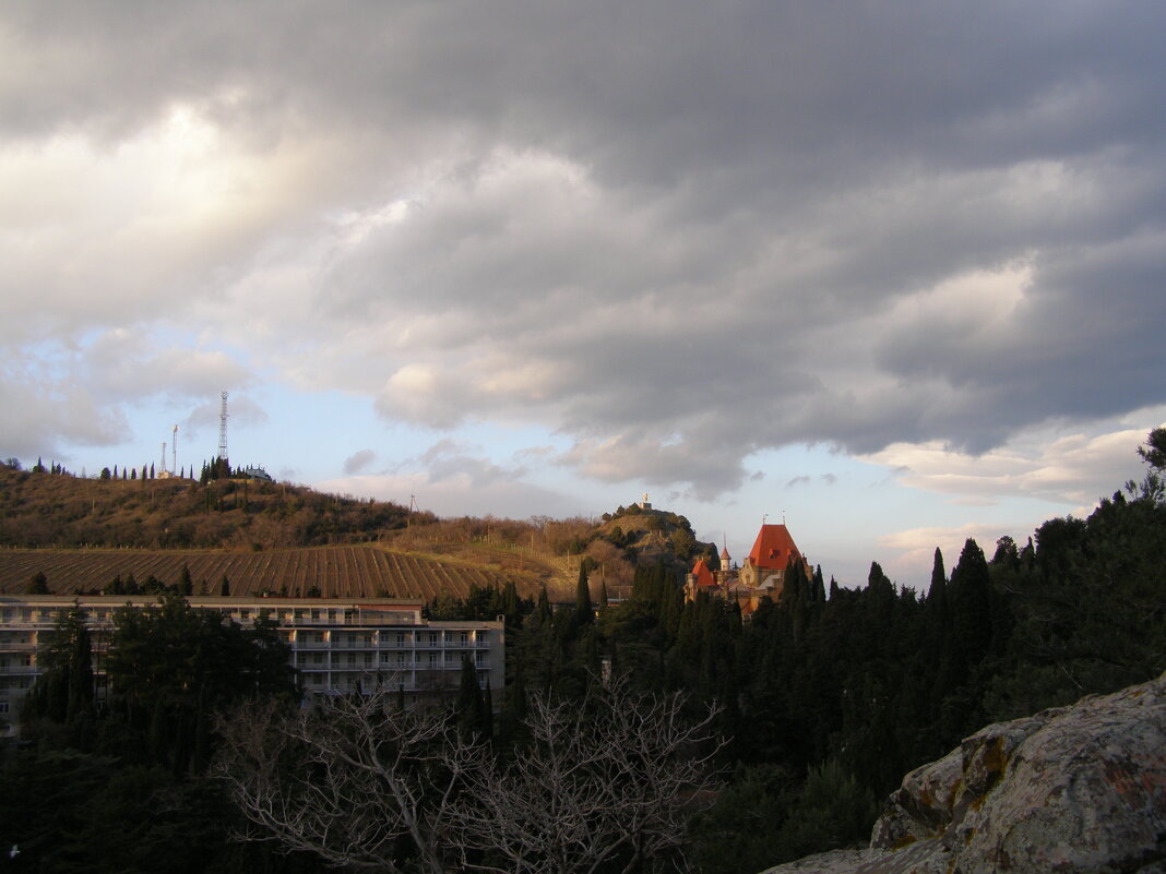 Вид на дворец княгини Гагариной - Анна Воробьева Вид на дворец княгини Гагариной - Анна Воробьева