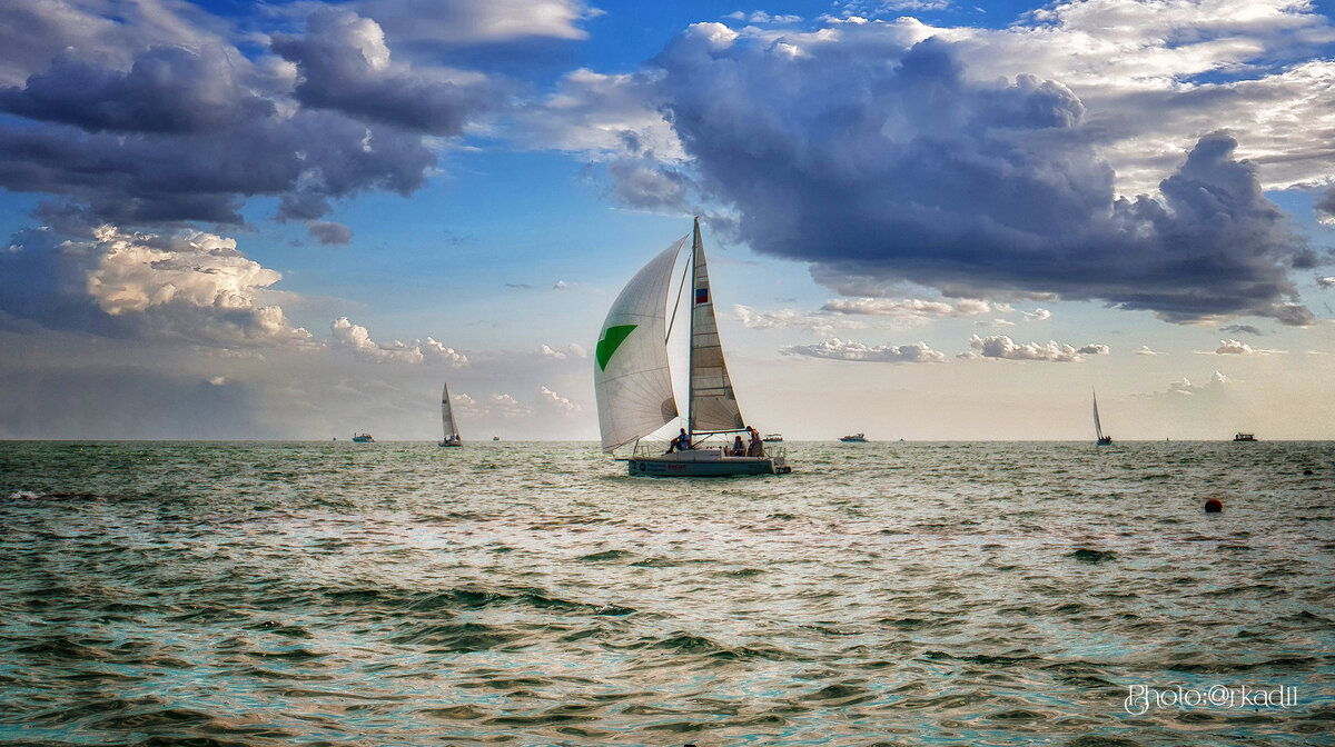 На раздутых парусах. - arkadii 