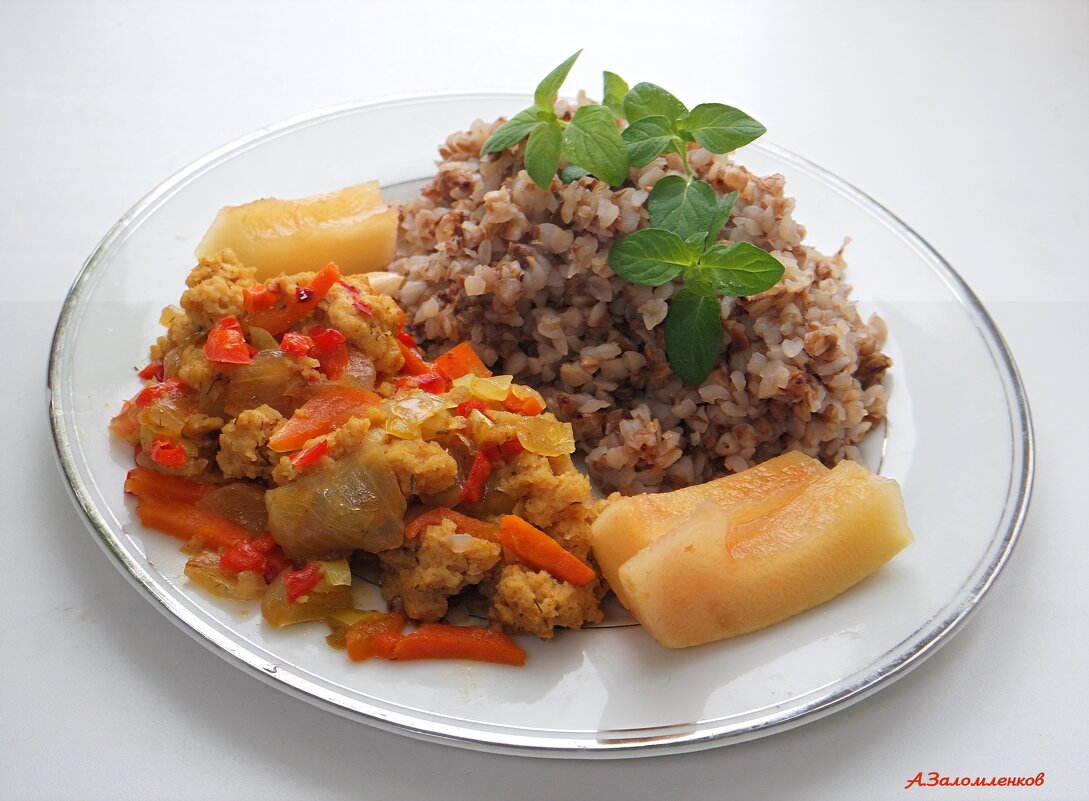 Постный стол с соевым мясом.. :-) - Андрей Заломленков Постный стол с соевым мясом.. :-) - Андрей Заломленков