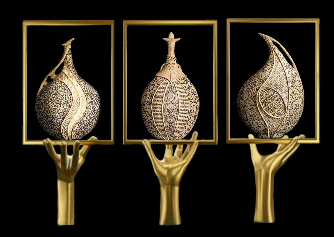 натюрморт  триптих - Е.М. ***