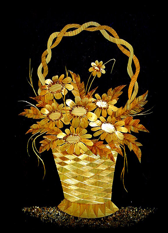 Картина из соломки. - nadyasilyuk Вознюк Картина из соломки. - nadyasilyuk Вознюк