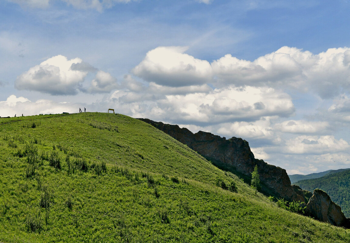 Зеленый склон Торгашинского хребта - Сергей Шаврин