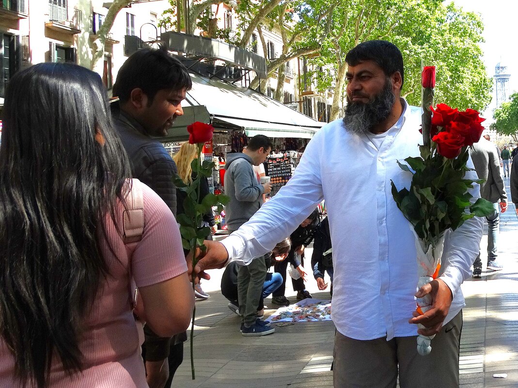 Прохожие, Рамбла, Барселона - svk * Прохожие, Рамбла, Барселона - svk *