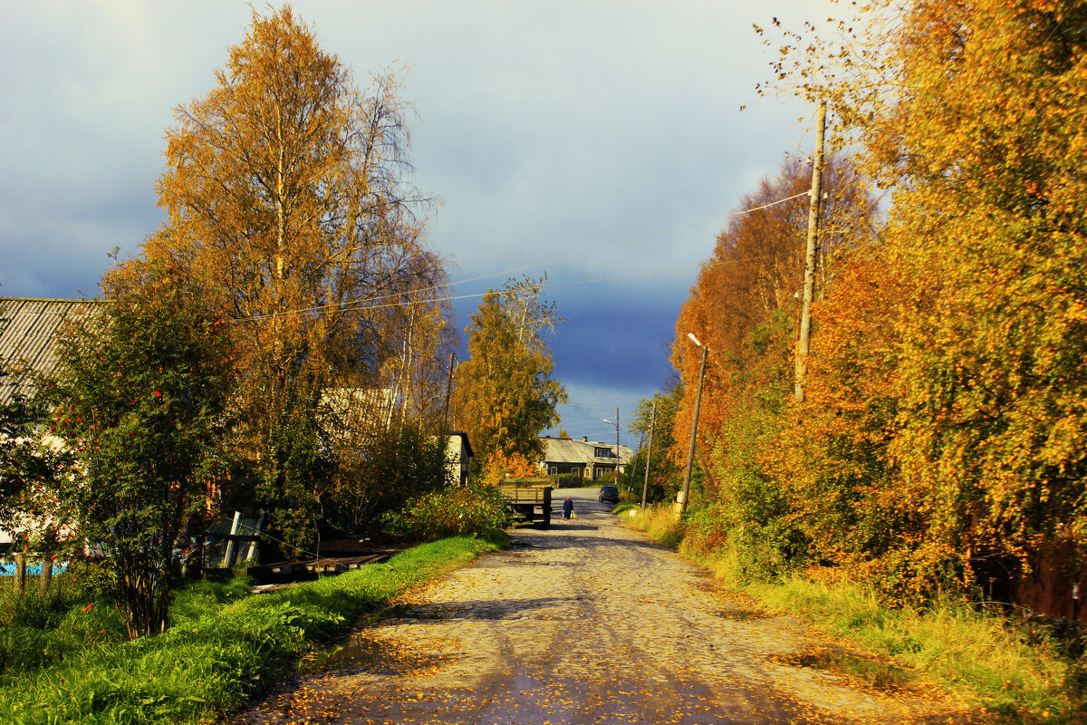 Осень на улицах города - Сергей Кочнев