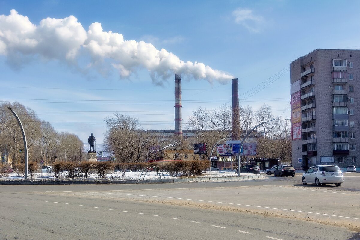 Площадь Кирова, г.Комсомольск-на-Амуре. - Виктор Иванович Чернюк