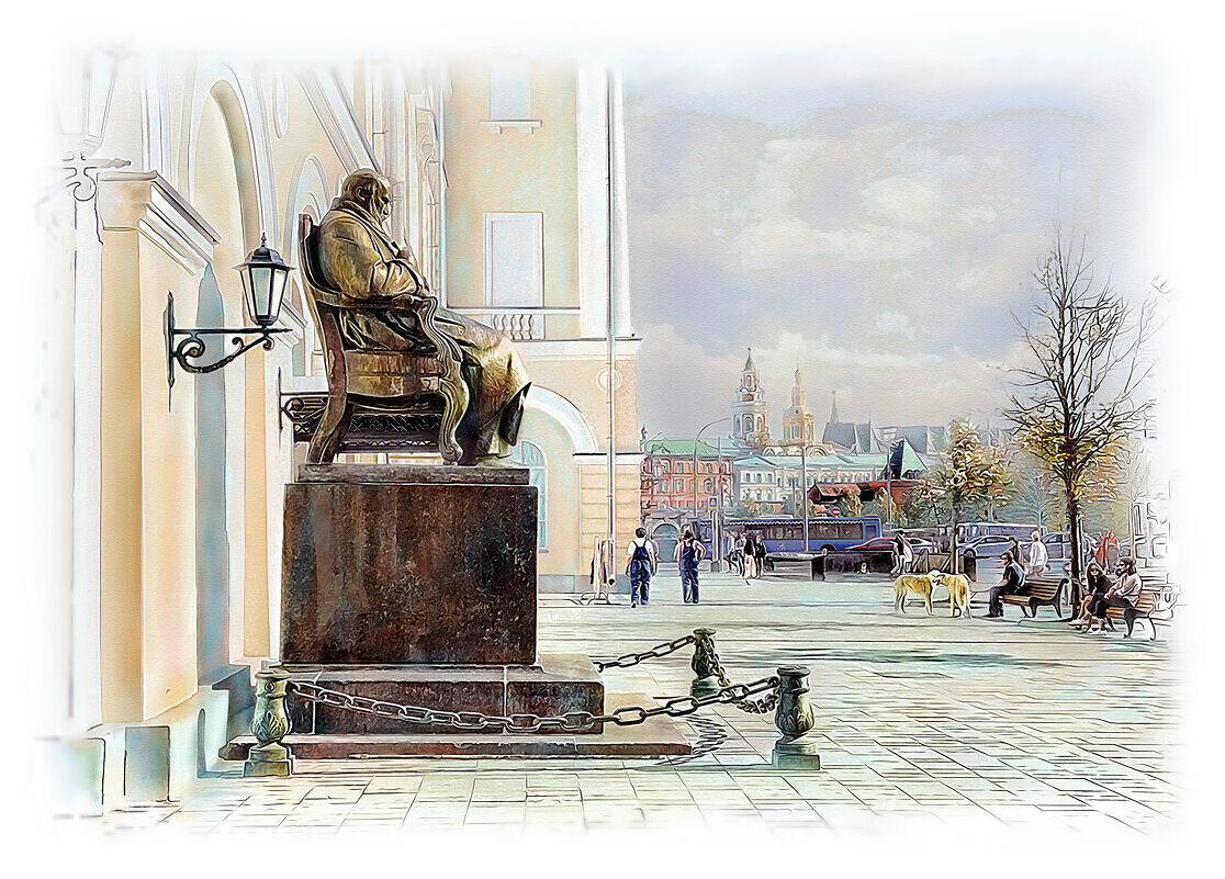 Москва. Памятник А Н. Островскому. - В и т а л и й .... Л а б з о'в Москва. Памятник А Н. Островскому. - В и т а л и й .... Л а б з о'в