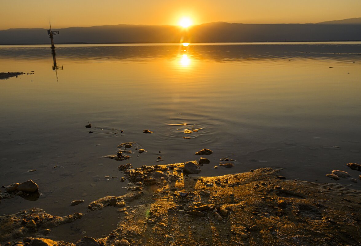 рассвет на Мёртвом море - Осень рассвет на Мёртвом море - Осень