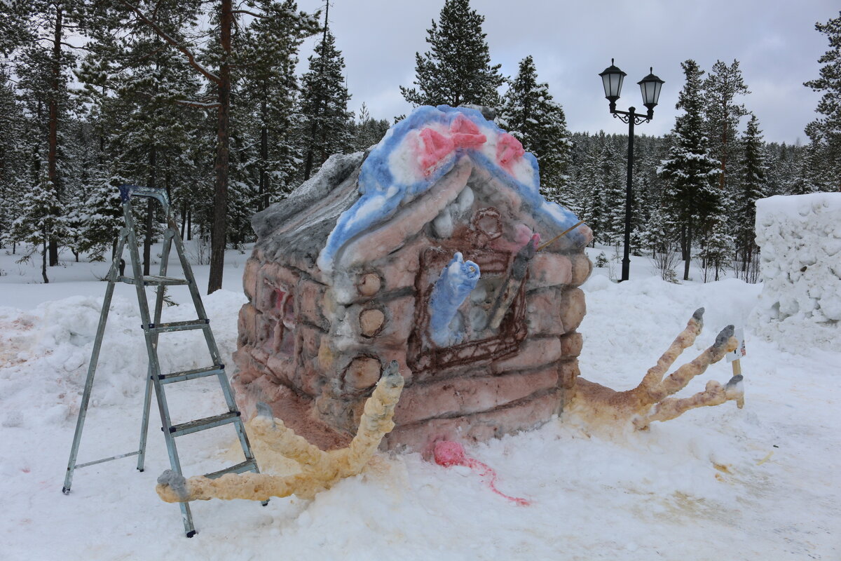 На фестивале снежных скульптур - Ольга На фестивале снежных скульптур - Ольга