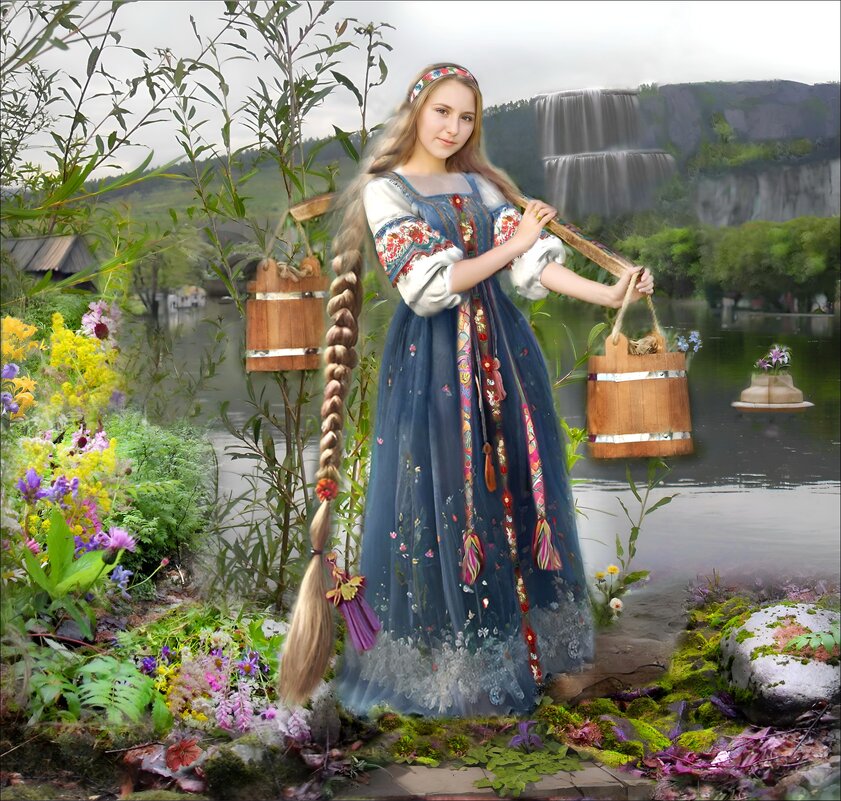 У реки Ингоды с коромыслом - Екатерина Панова