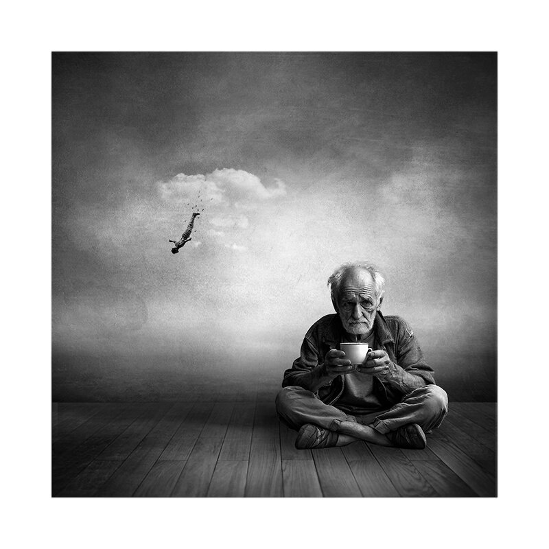 зря он от кофе отказался... - старик зря он от кофе отказался... - старик