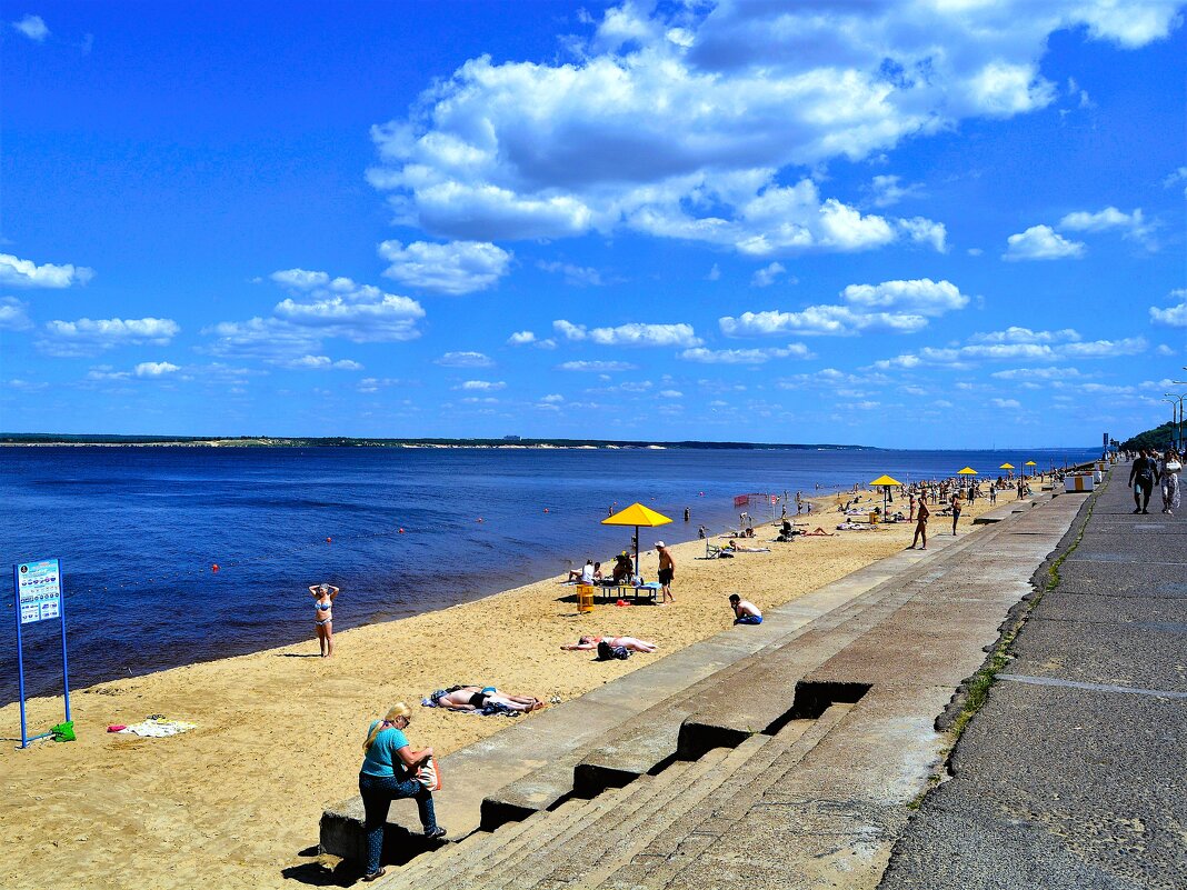 Чебоксары. Центральный городской пляж. - Пётр Чернега