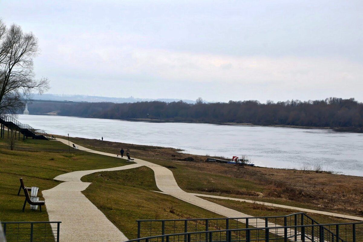 Каширская набережная Оки. - Михаил Столяров