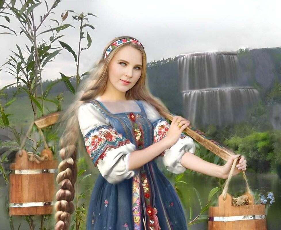 У реки Ингоды с коромыслом - Екатерина Панова