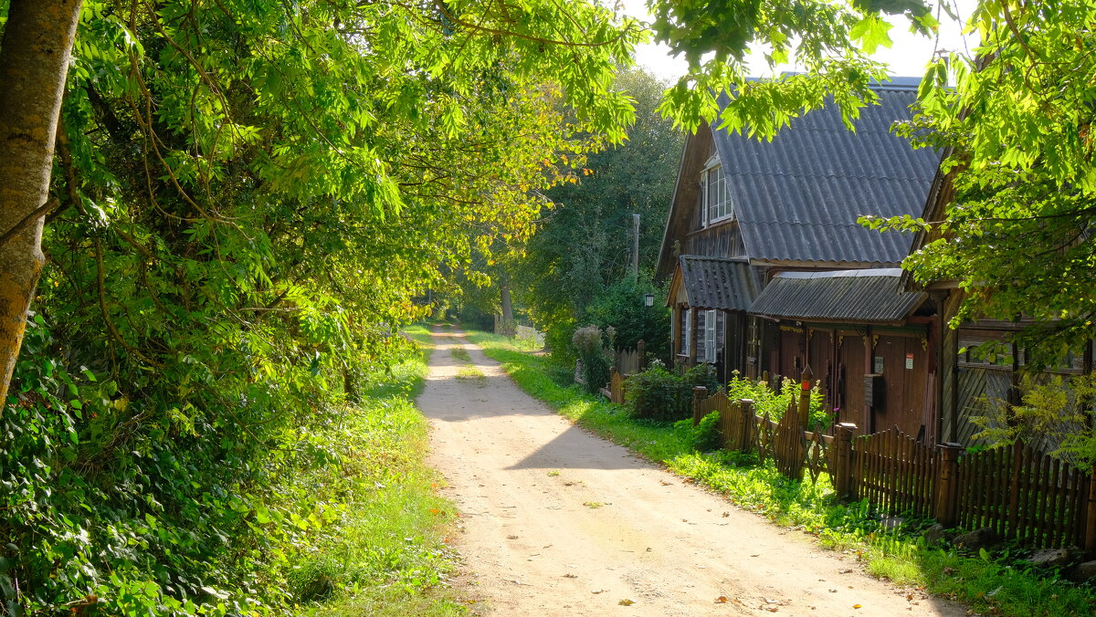 Деревенская улочка - Олег Зоркий Деревенская улочка - Олег Зоркий