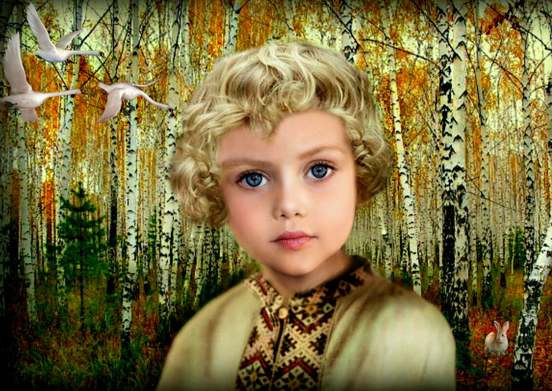 сказка Гуси  лебеди - Е.М. ***