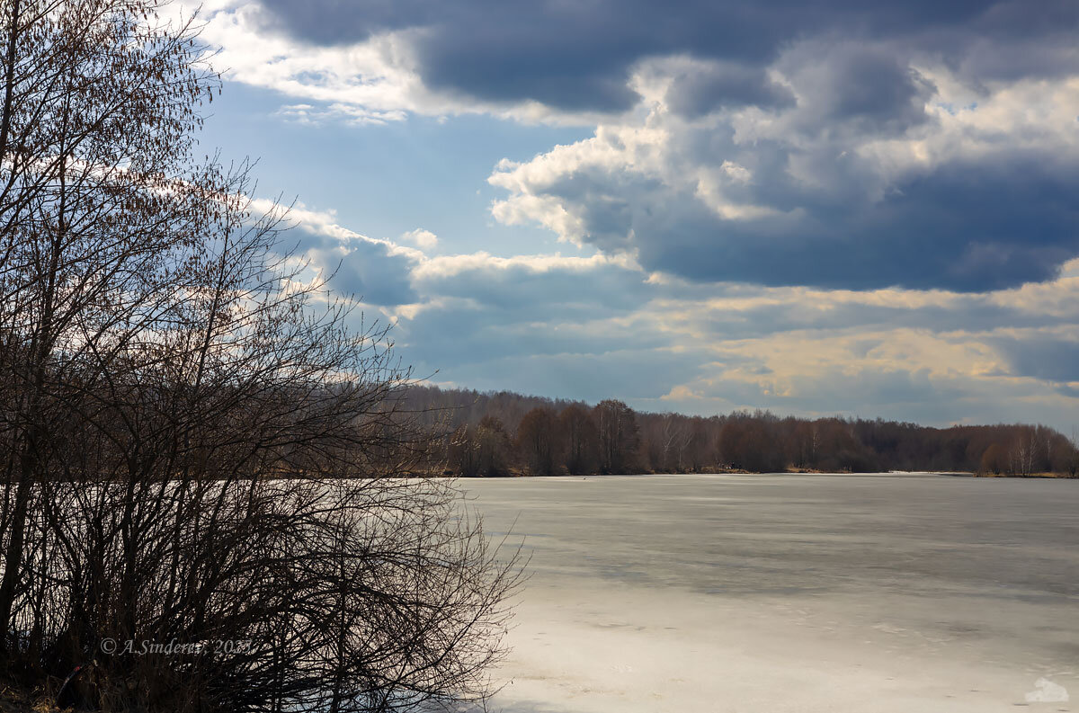 Мартовский день на озере - Александр Синдерёв