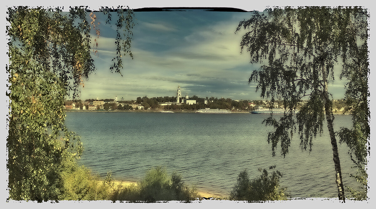 Кострома. Вид на левый берег Волги. - Николай Феофанов Кострома. Вид на левый берег Волги. - Николай Феофанов