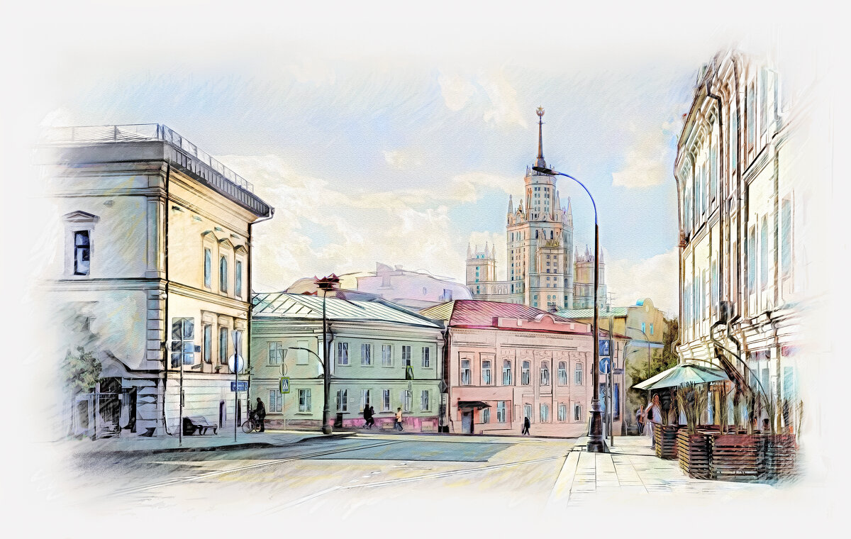 Москва. Верхняя Радищевская улица. - В и т а л и й .... Л а б з о'в Москва. Верхняя Радищевская улица. - В и т а л и й .... Л а б з о'в