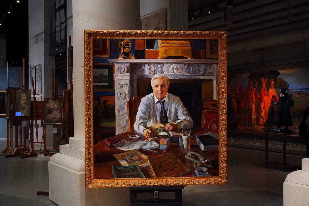 Иван Глазунов - "Портрет отца, художника Ильи Глазунова" (2017 год).  - Татьяна Помогалова