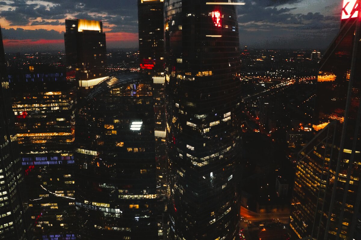 Вид из окна....Ночь.... - Алёна Савина Вид из окна....Ночь.... - Алёна Савина