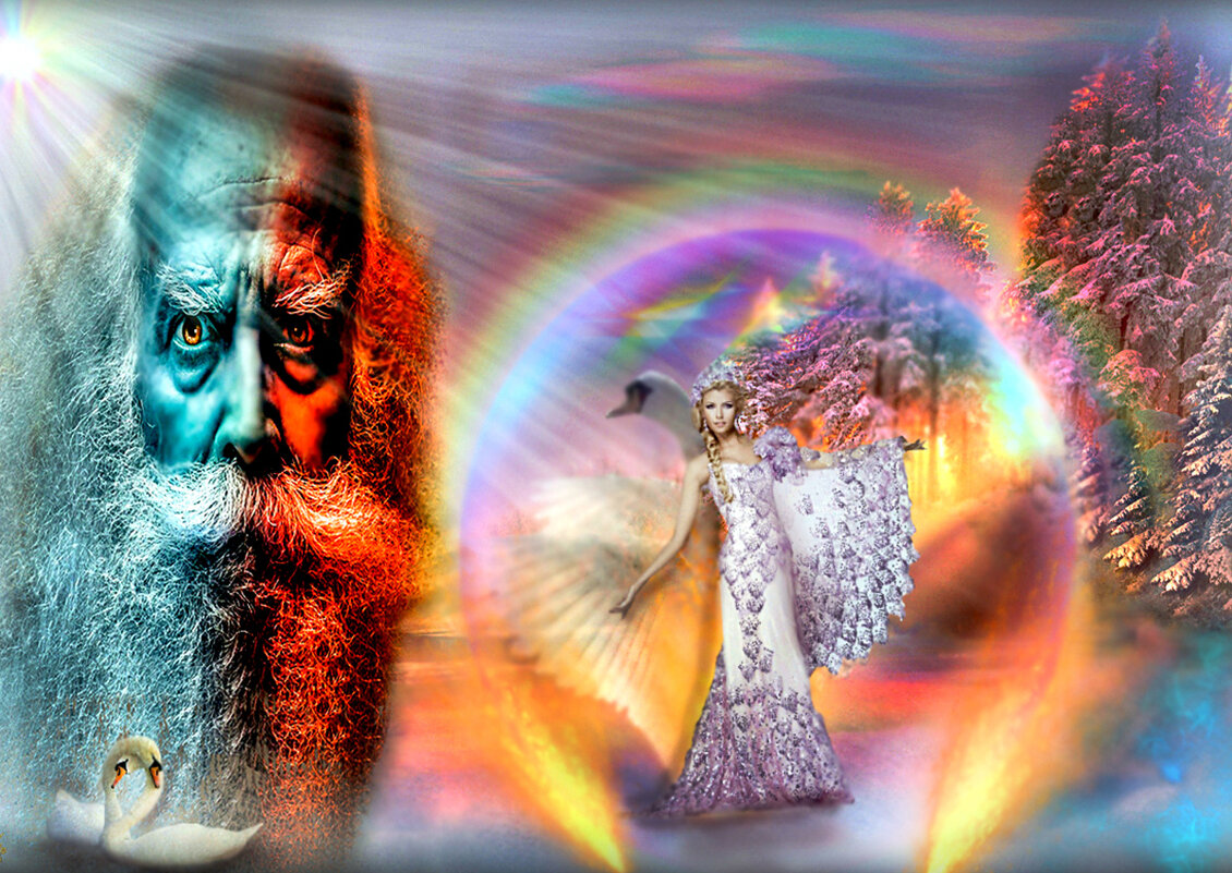 иллюстрация  к   сказке  Чудесные  превращения. - Е.М. ***