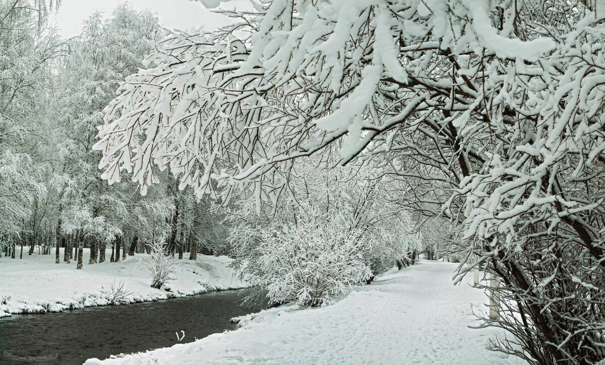 В ухтинском парке сегодня ранним утром) Завалило, так завалило) - Николай Зиновьев В ухтинском парке сегодня ранним утром) Завалило, так завалило) - Николай Зиновьев