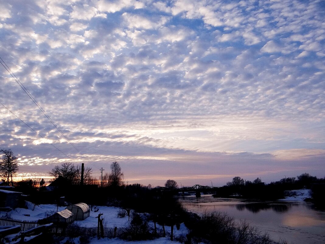 Февральский закат - Антонина Гугаева