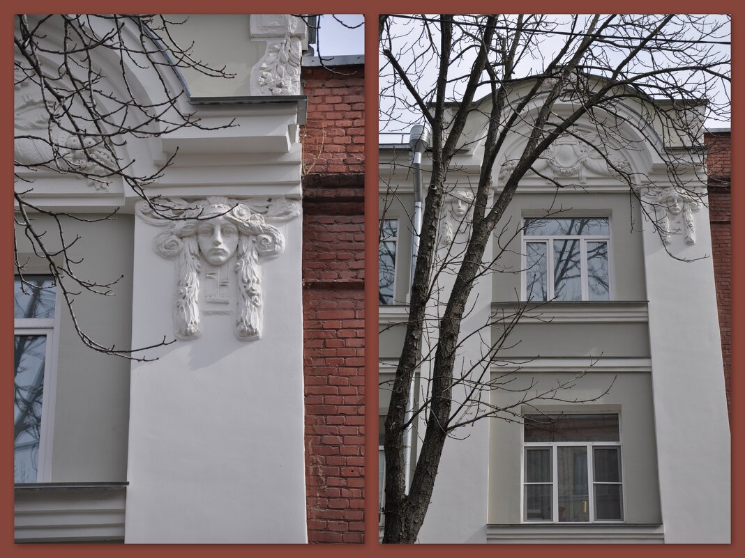 Маскароны Дома М.М. Сомова (Фр. Энгельса 21) - Татьяна Машошина